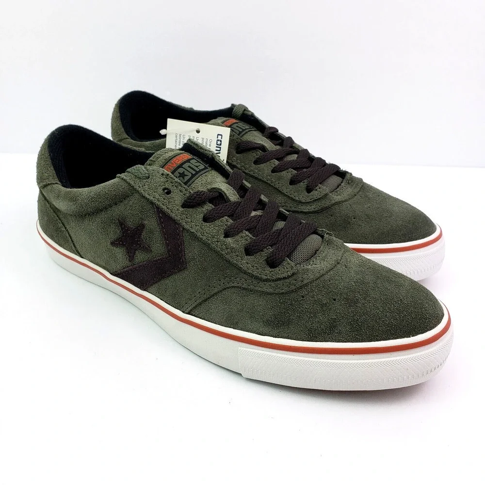 Converse Trapasso Pro II OX Mens Size 9 Grape Leaf Suede Low Sneaker Shoes